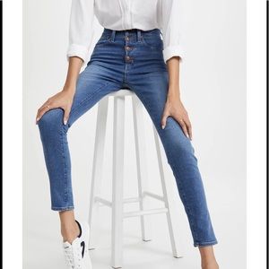 Madewell Jeans High Rise
Skinny Button Fly Jeans Size 27